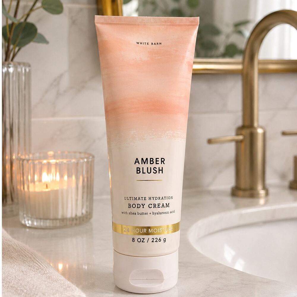 NEW! Bath & Body Works Amber Blush Body Care Cream Lotion Fragrance